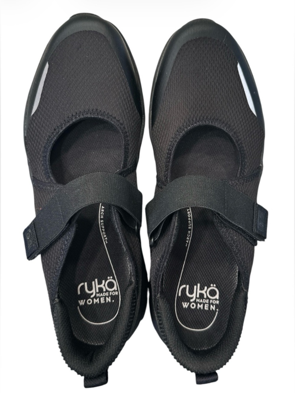 EUC Ryka Devo Max MJ Black Mary Jane Walking Shoes Sneakers Women's US Size 12 - Picture 3 of 10